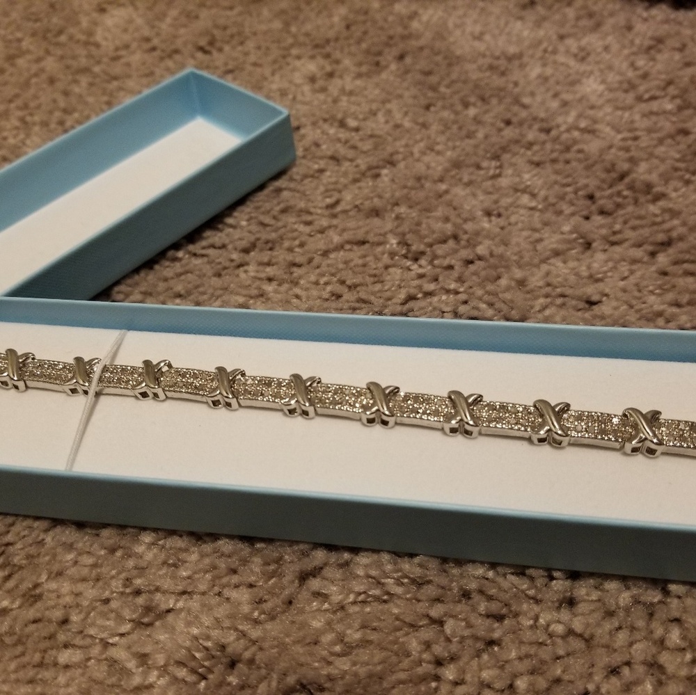 2 carat diamond tennis bracelet